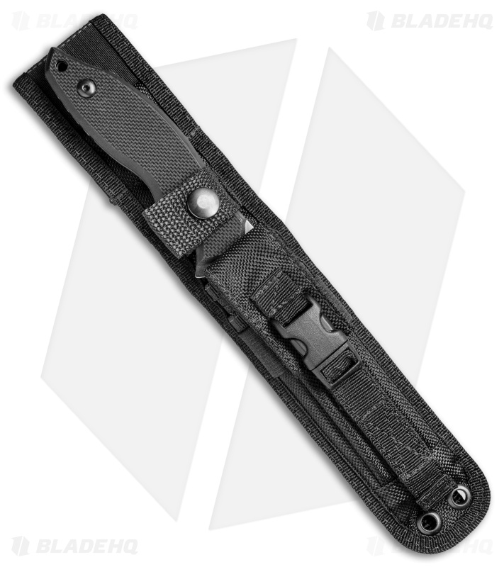 Nemesis Equalizer Fixed Blade Knife Black G10 (5.1" Satin) NK11