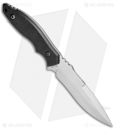 Nemesis Equalizer Fixed Blade Knife Black G-10 (5.1" Satin) NK-11