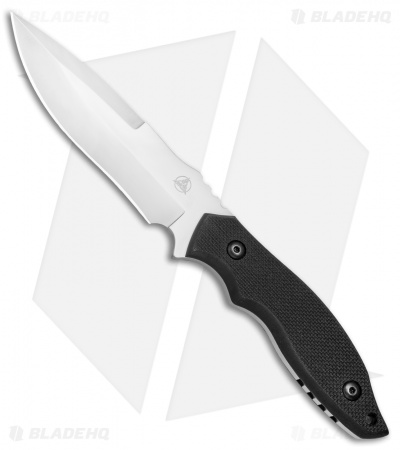 Nemesis Equalizer Fixed Blade Knife Black G-10 (5.1" Satin) NK-11