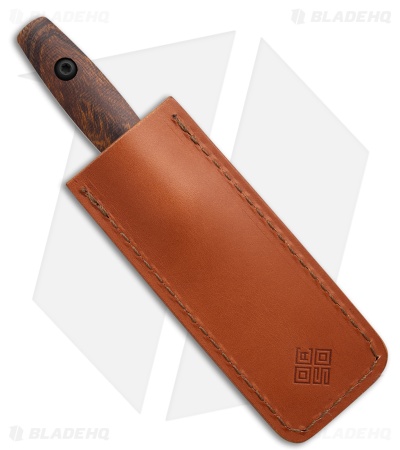 Ocaso Toor Sevra Fixed Blade Knife Ironwood (2.8" Stonewash) 70TBR