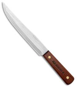 Old Hickory Slicing Fixed Blade Knife Dark Wood (8" Satin)