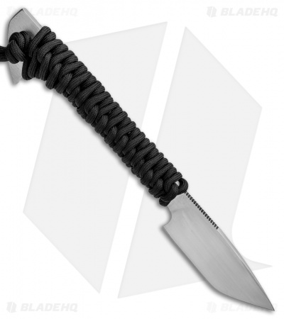Outdoor Edge Harpoon Fixed Blade Knife Kit Black Paracord (2.75" Satin)