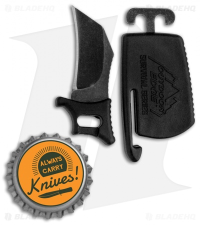 Outdoor Edge Para Claw Buckle Knife (1.5" Black Stonewash) PC-BKL