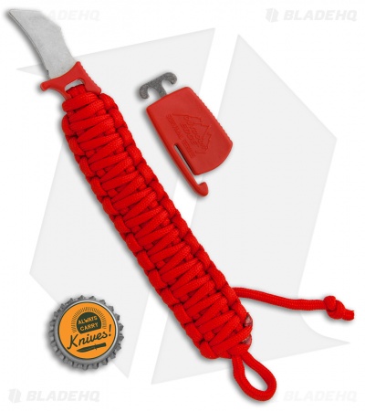 Outdoor Edge Para Claw Large Bracelet Knife Trainer Red (1.37" Stonewash)