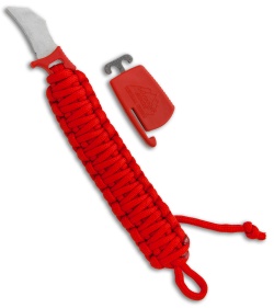 Outdoor Edge Para Claw Large Bracelet Knife Trainer Red (1.37" Stonewash)