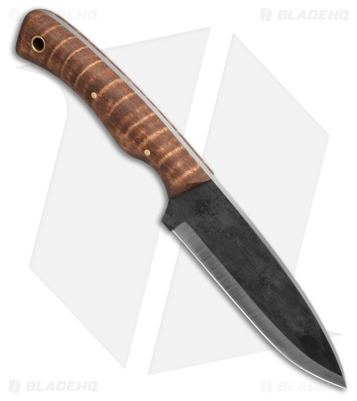 Pathfinder Knives Mountaineer Fixed Blade Knife W/Leather Sheath (5.5")