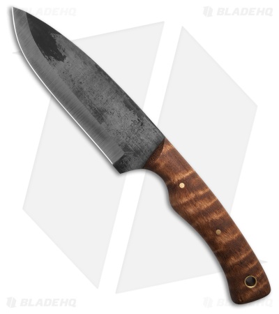 Pathfinder Knives Mountaineer Fixed Blade Knife W/Leather Sheath (5.5")