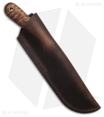 Pathfinder Knives Survival Fixed Blade Knife W/Leather Sheath (4.75")