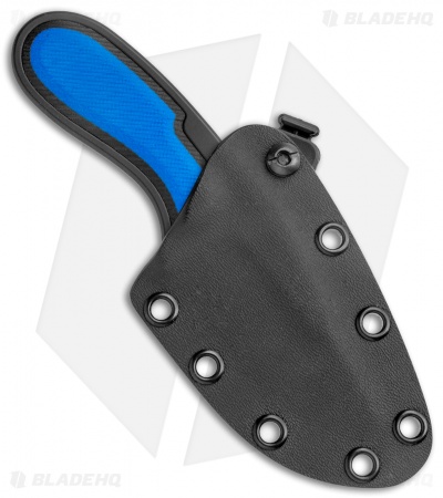 Patriot Bladewerx Elishewitz Daily Carry EDC Fixed Blade Blue G10 (2.9" Black)