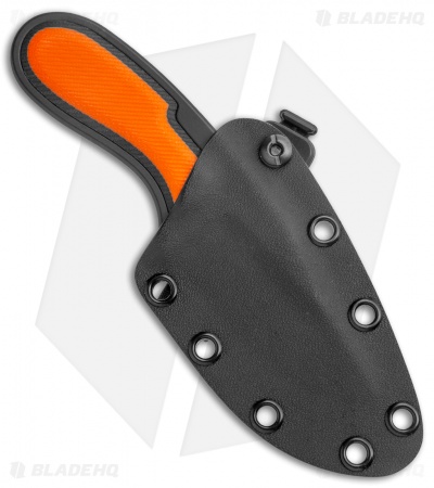 Patriot Bladewerx Elishewitz Daily Carry EDC Fixed Blade Orange G10 (2.9" Black)