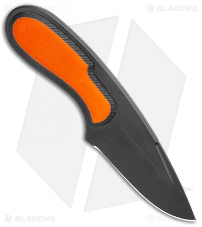 Patriot Bladewerx Elishewitz Daily Carry EDC Fixed Blade Orange G10 (2.9" Black)