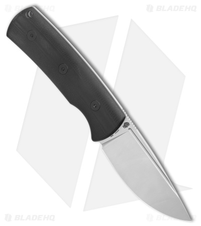 Petrified Fish Beluga Fixed Blade Knife Black G-10 (3.6" BB N690) PFP01FDS