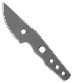 Petrified Fish Bison Fixed Blade Knife Gray Stonewashed (2.4&quot; Gray Stonewash) | 203775