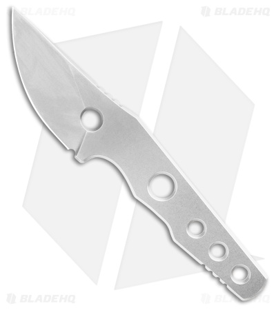 Petrified Fish Bison Fixed Blade Knife Stonewashed (2.4" Stonewash)