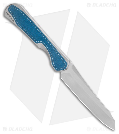 Piratech Tsunami Fixed Blade Knife Zirconia Ceramic BB Ti (3.9" Satin) KFB01