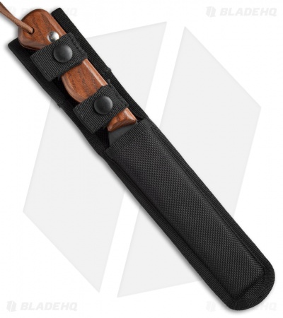 Pro Tool Camp Utility Fixed Blade Knife (6" Black Plain) PT101