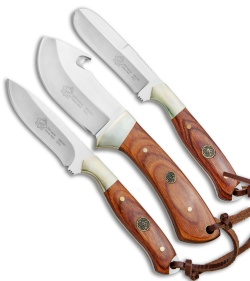 Puma SGB Trophy Care 3 Knife Set Pakkawood