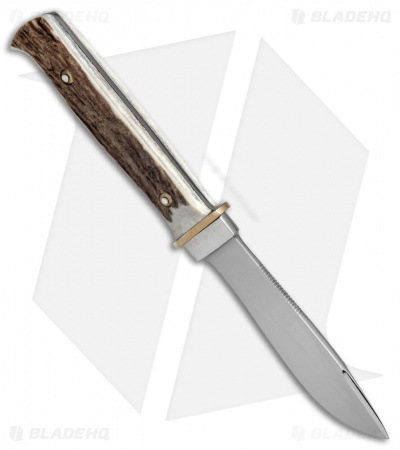 Puma Hunter's Pal Fixed Blade Knife Stag Horn (4" Satin) 116397
