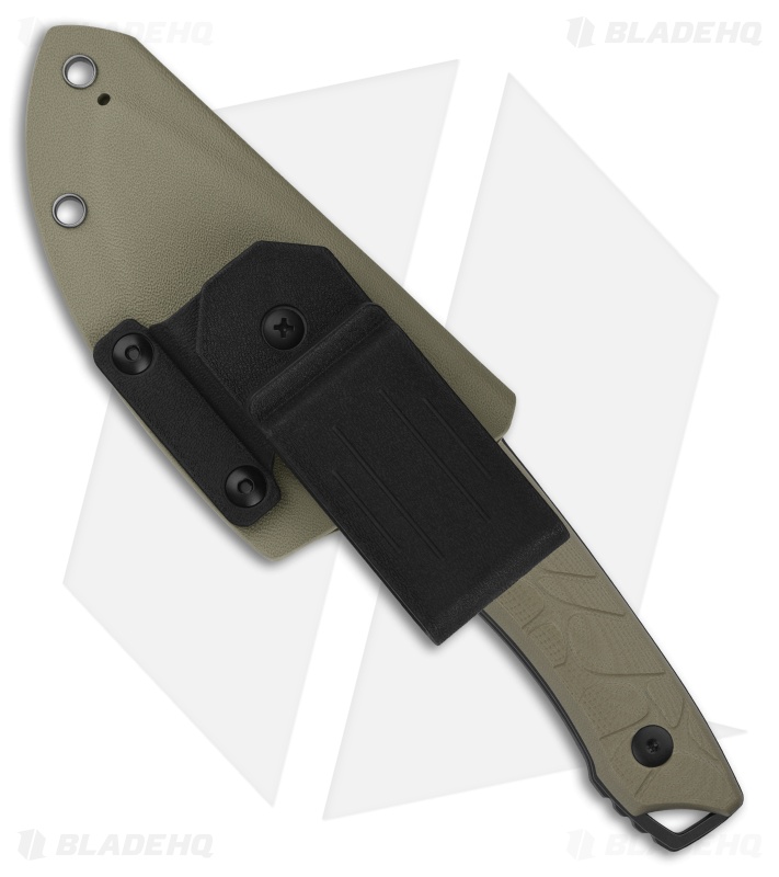 QSP Tiny TOT Fixed Blade Knife Sand G-10 (3.5" Black SW 10Cr15MoV)