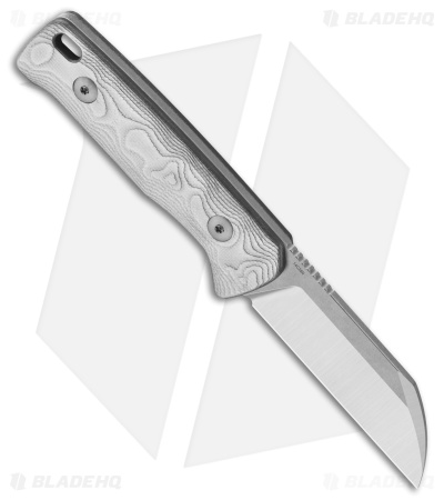 QSP Baby Penguin Fixed Blade Knife Aluminum Foil G-10 (2.5" Satin/SW 14C28N)