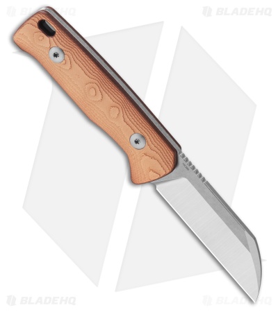 QSP Baby Penguin Fixed Blade Knife Copper Foil G-10 (2.5" Satin/SW 14C28N)