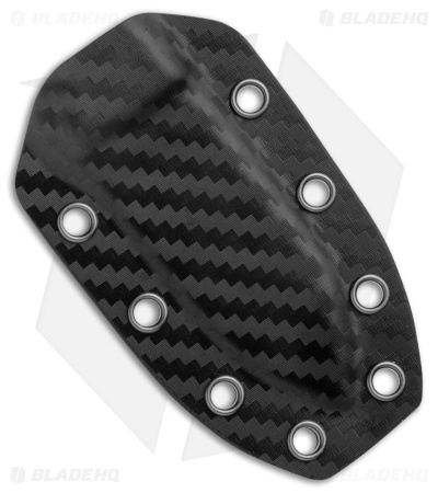 QSP Canary Neck Knife Fixed Blade Black/Red G-10 (2.5" BW)