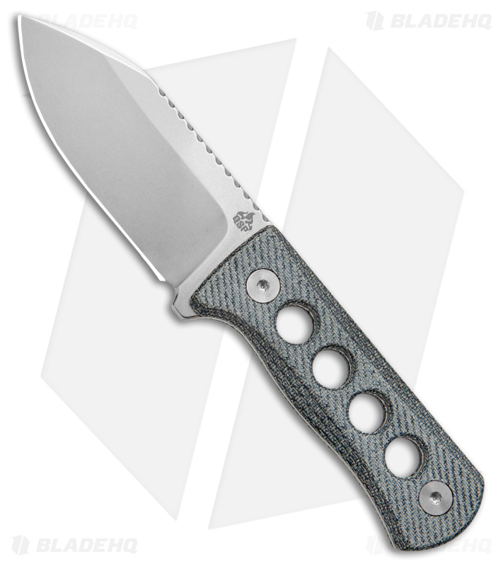QSP Canary Neck Knife Fixed Blue Micarta (SW) - Blade HQ