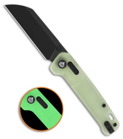 QSP Penguin Glyde Lock Knife Glow-In-The-Dark Resin (3.1" Black SW 14C28N)