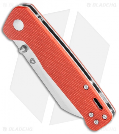 QSP Penguin Liner Lock Knife Red Micarta (3.1" Satin) QS130-D