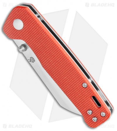 QSP Penguin Liner Lock Knife Red Micarta (3.1" Satin) QS130-D