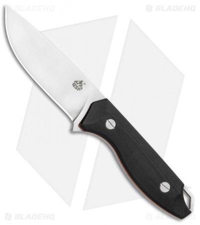 QSP Toukan I Fixed Blade Knife Black G-10 (4.5" Satin)