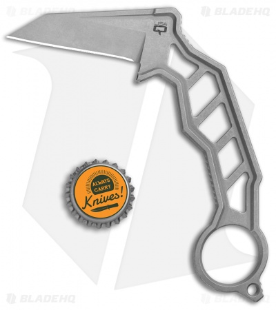 Quartermaster Walter White ALF-5 Fixed Blade Neck Knife (2.3" Stonewash)