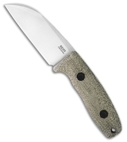 Reiff Knives Circadian Sheepsfoot Fixed Blade Knife Green Micarta (3.3&quot; SW) | 230527