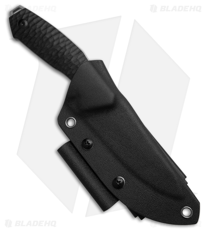 REMETTE RT-Allosaurus Fixed Blade Knife Black G-10 (3.7" Stonewash)