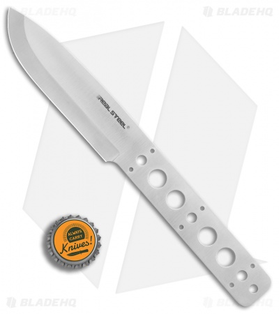 Real Steel Bushcraft FFG Fixed Blade Blank (4.25" Satin Scandi) 
