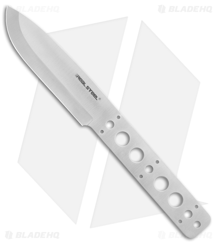 Real Steel Bushcraft FFG Fixed Blade Blank (4.25" Satin Scandi) 