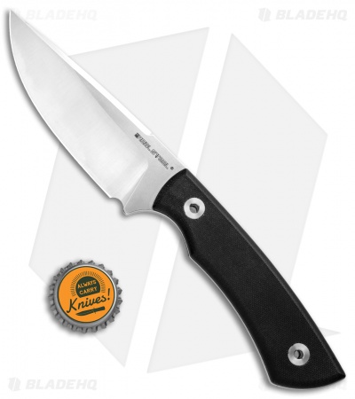 Real Steel Forager Fixed Blade Knife Black G-10 (4.25" Satin)