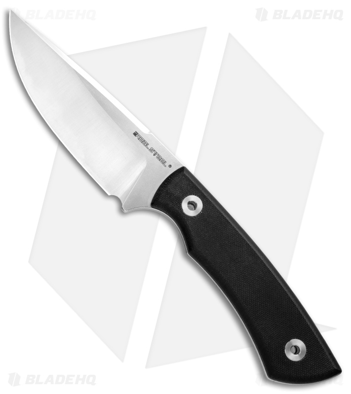 Real Steel Forager Fixed Blade Knife Black G-10 (4.25" Satin)