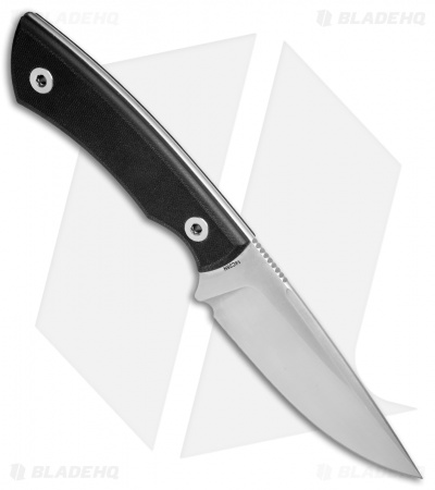 Real Steel Forager Fixed Blade Knife Black G-10 (4.25" Satin)