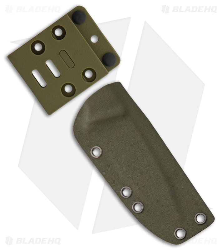 Real Steel Observer Fixed Blade Knife Green G-10 (3.5" Satin) 