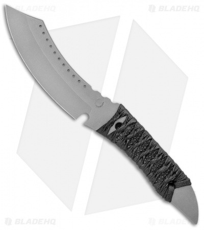 Red Horse Knife Works Hell Razor Fixed Blade Knife Black Cord (4.3" SW)