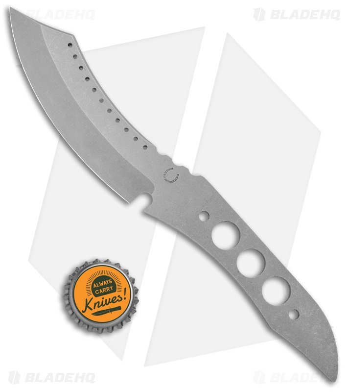 Red Horse Knife Works Hell Razor Fixed Blade Knife Skeletonized (4.3" SW)
