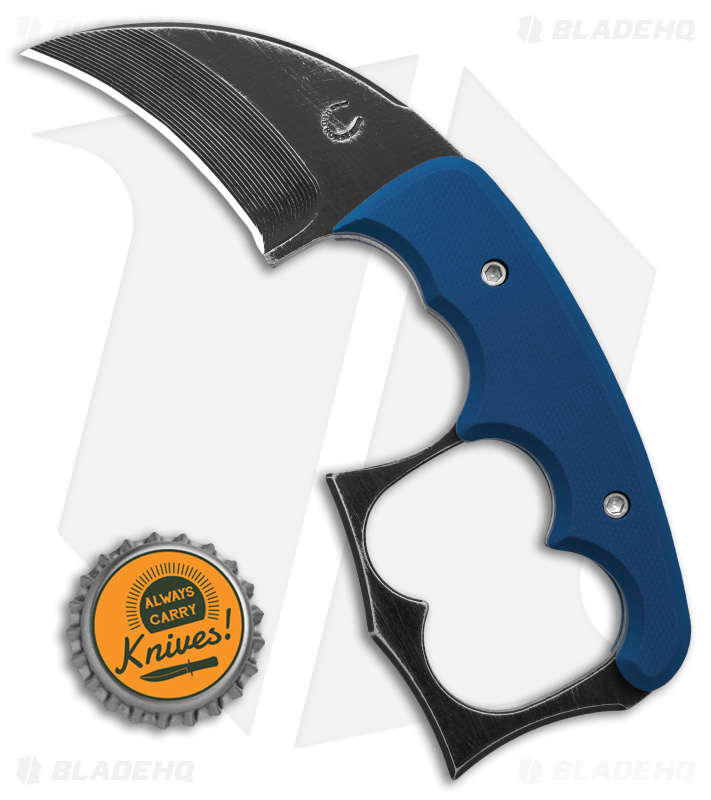 Red Horse Knife Malice Blue G-10 Black) Blade HQ