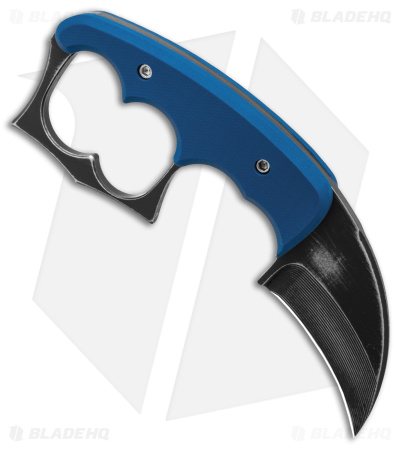 Red Horse Knife Works Malice Exclusive Double Knuckle Fixed Blue G-10 (2.6" BW)