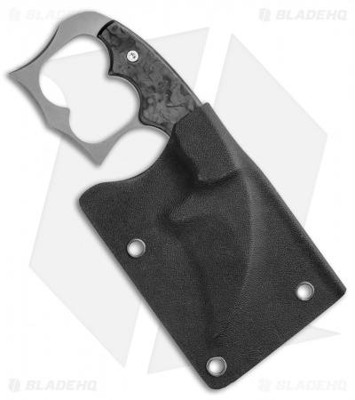 Red Horse Knife Works Malice Double Knuckle Fixed Blade Carbon Fiber (2.6" SW)