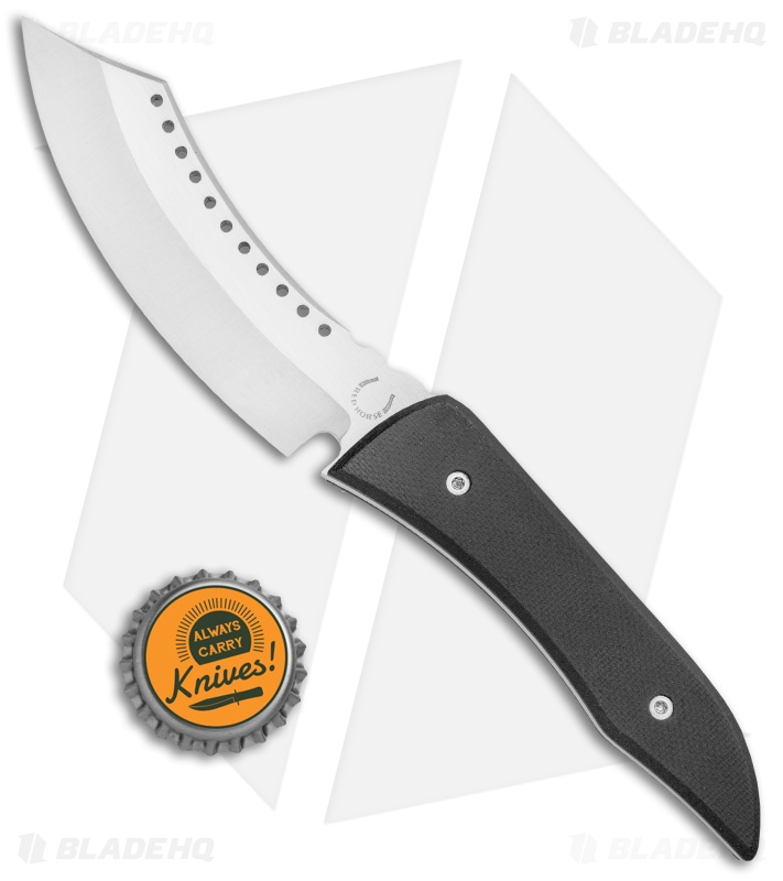 Red Horse Knife Works Mini Hell Razor Fixed Blade Knife G-10 (3.52" Satin)