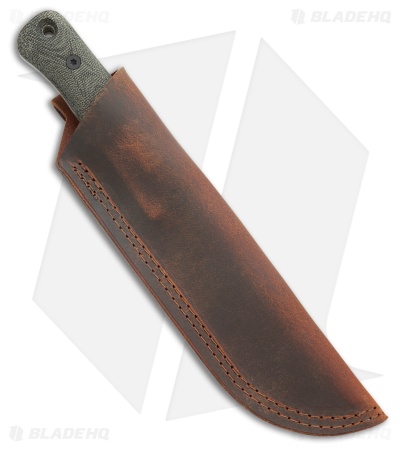 Reiff Knife F5 Field Survival Fixed Blade Green/Black Micarta (5" Acid SW)