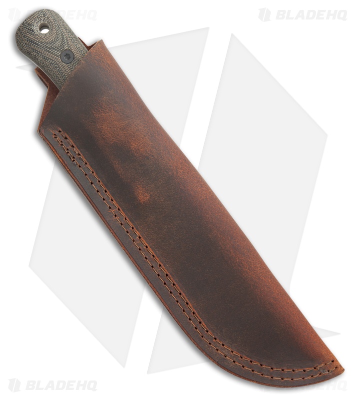 Reiff Knife F5 Field Survival Knife Fixed Blade Black Micarta (5" Acid SW)