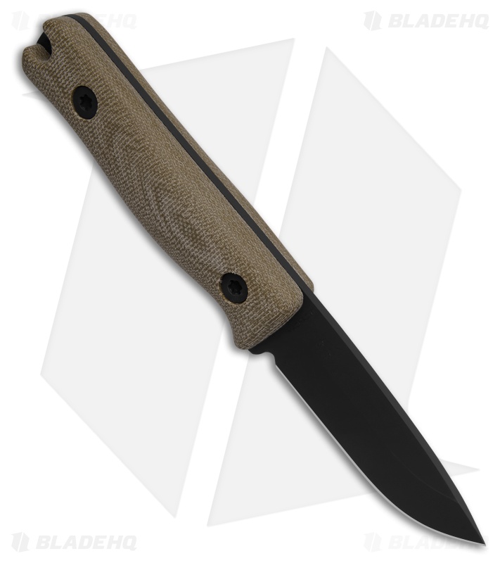 Reiff Knives F3 EDC Fixed Blade Knife OD Green Micarta w/Kydex Sheath (2.9" Blk)