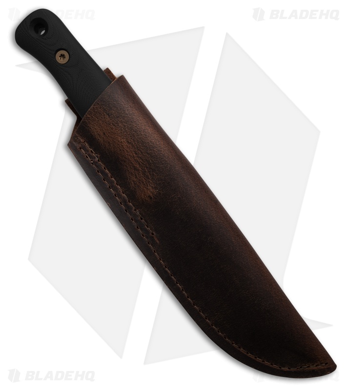 Reiff Knives F4 Bushcraft Fixed Blade Survival Knife Black G-10 (4" Rip Torn)